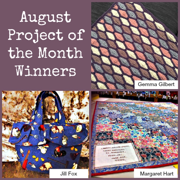 August Project of the Month Challenge Winners 