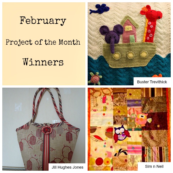 FebruaryProject of the Month Challenge Winners 
