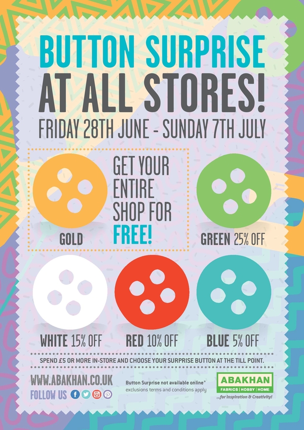 Button Surprise at all stores!