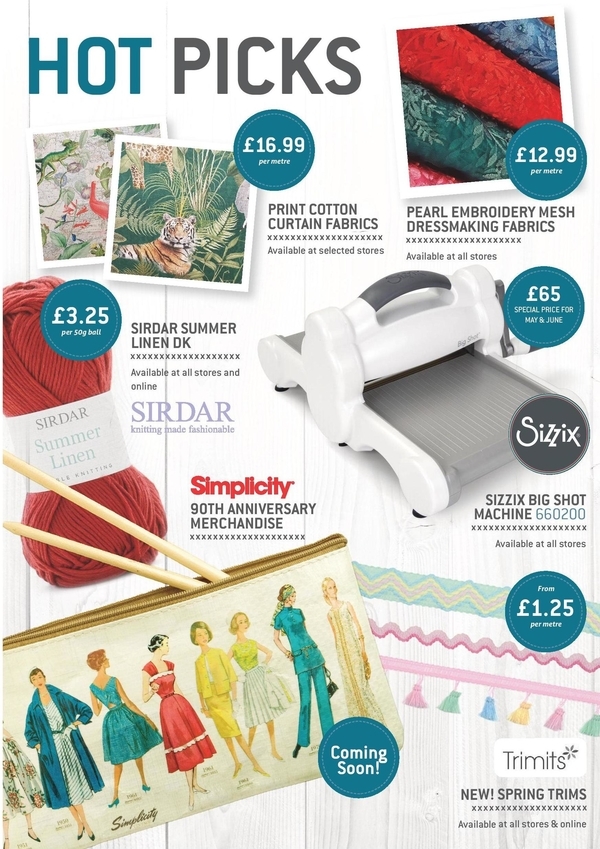 Our 'Hot Picks' for May & June 2018