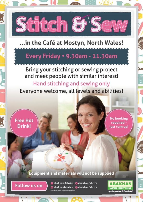 Stitch & Sew at Mostyn and Liverpool stores!