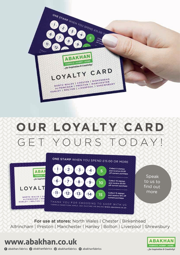 NEW! Revamped Loyalty Card