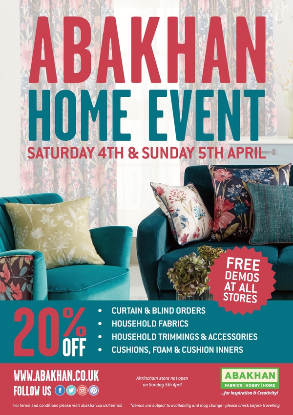 Abakhan Home Event April 2020