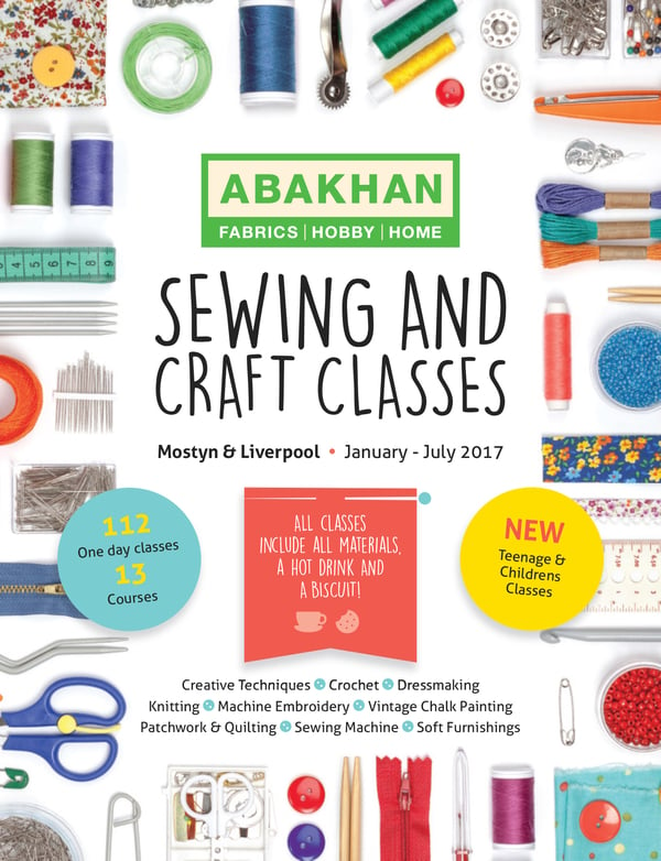 NEW! Sewing & Craft Classes Brochure Launch!