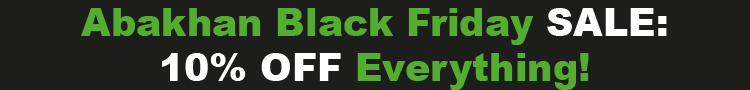 Abakhan Black Friday SALE - 10% OFF Everything & Double Points