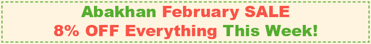 February PayDay SALE - 8% OFF Everything at Abakhan